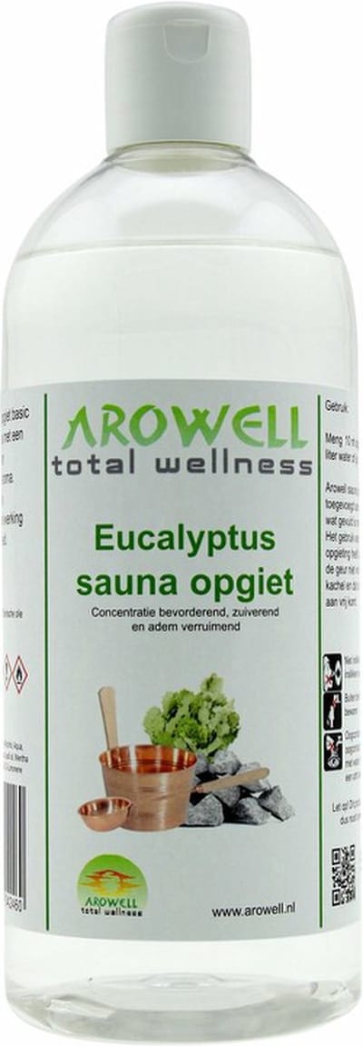 Arowell - Eucalyptus sauna opgiet saunageur opgietconcentraat - 1 ltr