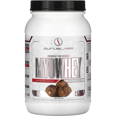Purus Labs, Foundation Series, MyoWhey, Chocolade-ijs, 2,1 lb (0.952 kg)