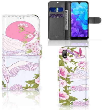 Huawei Y5 (2019) Telefoonhoesje met Pasjes Bird Standing