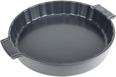 Keramische Taartvorm Rond 28 cm Leisteen - Voor Pastei, Quiche en Ovenschotels