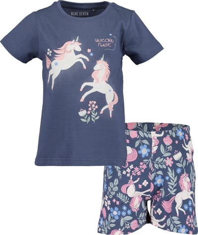 Blue Seven NIGHTWEAR Meisjes Pyjamaset - meerkleurig - Maat 92/98