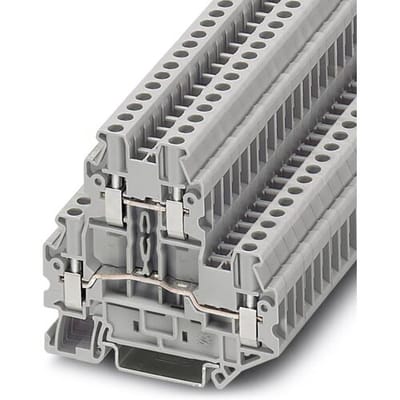 Phoenix Contact 3044636 Klem 2-etages 5.2 mm Schroeven Grijs 50 stuk(s)