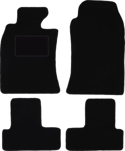 Zwarte veloursmatten voor: Mini Cooper R53 hatchback (2001-2006)