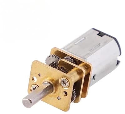 DC Motor - Toerentalregelaar Motor - Modelbouw - Volledig metalen tandwielkast - 3V 1000 RPM - Zilver