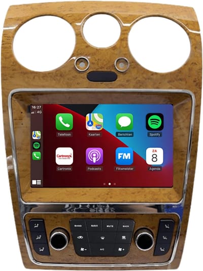 CarPlay autoradio geschikt voor Bentley Continental | 2004 t/m 2018 | Android 14 | Draadloos Apple CarPlay & Android Auto | 4GB + 64GB | Cartronix | 2004 2005 2006 2007 2008 2009 2010 2011 2012 2013 2014 2015 2016 2017 2018 | Bluetooth & Wifi