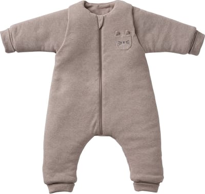 Vertbaudet Jumpsuit met voetjes PETIT CHAT, afneembare lange mouwen