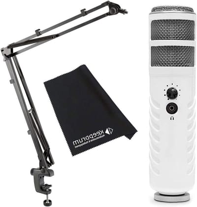 USB Microfoon Set - Podcast Microfoon - Spraak Opnemen - Plug and Play - 460-960 mm - Zwart