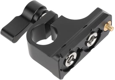 Allecto - Rod Holder - Professioneel Filmen - Stevig ontwerp - 15mm - Verstelbaar - Ideaal voor filmmakers - Universele compatibiliteit