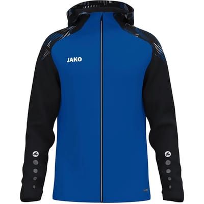 Jako Sonic Jas Met Kap Heren - Royal / Zwart | Maat: L