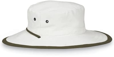 Explorer – Zonnehoed Dames & Heren Opvouwbaar UV Werend - Maat: M-L: 58 cm - Naturel/Khaki