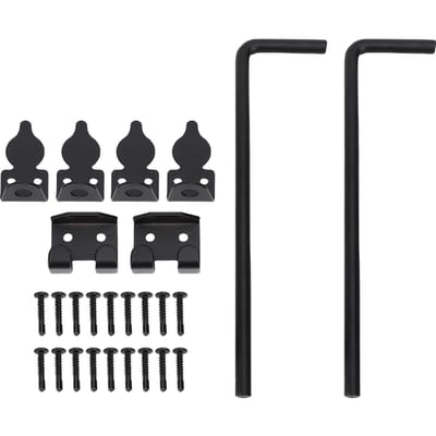 2 Stuks Heavy Duty Riegel Poort Valstang Efficiënte Vergrendeling Weerbestendig Stalen Poortbout Beslag
