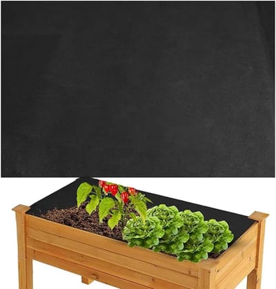 Tuinbodemdoek - Plantenvoering Bodembedekker - Onkruid Tegengaan - Duurzaam Niet-geweven Stof - 160x210cm - Zwart