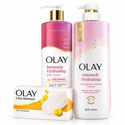 Olay Holiday Hydration Gift Set - Huidverzorging geschenkset - Zeep - Body Wash - Body Lotion