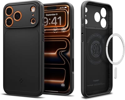 Spigen Geschikt voor Apple iPhone 17 Pro - Militaire - Dunne MagFit - Geschikt voor Mag - Back Cover Hoesje - Zwart