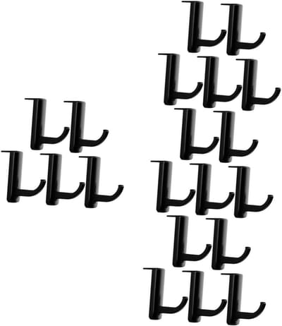 Koptelefoon Haken - Headset Hanger - Bureau Organisatie - Ruimtebesparend Ontwerp - 20 Stuks - Zwart