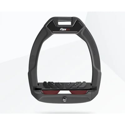 Veiligheidsbeugels voor paardrijden Ingelend Ultra Grip Antraciet/Zwart/Bordeaux Flex-On Safe-On