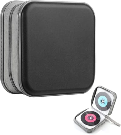 CD/DVD Opbergzak voor 40 Schijven - Ideale Oplossing voor Thuis en Auto, Compact en Duurzaam