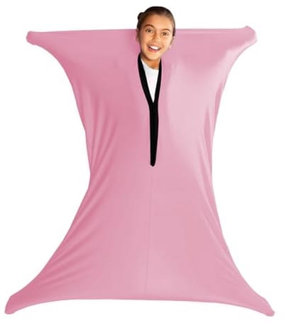 Rekbare Body Sox voor Volwassenen - Stressverlichting bij Autisme en Angst - 65"x29" - Roze (XL/163-191cm)