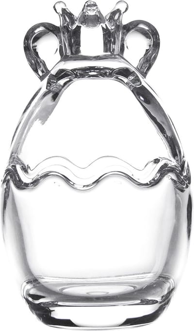 Clayre & Eef Glazen potje Ø 7x11 cm Transparant Glas