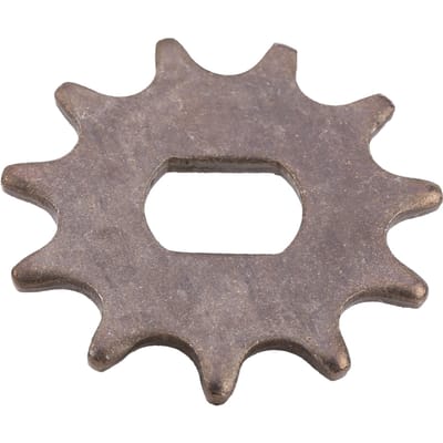 Pignon 11 Dents Acier Plateau de Chaîne de Vélo Pièce de Rechange Trou Carré Diamètre Intérieur 0,5 x 0,7in