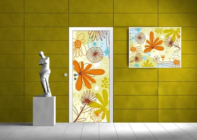 Floral Pattern  Photo Wallcovering