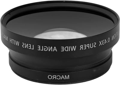 Groothoeklens 72 Mm 043X voor Cameralens - Brede hoek met Macrofunctie - 72 Mm Filterdiameter - Inclusief Opbergtas