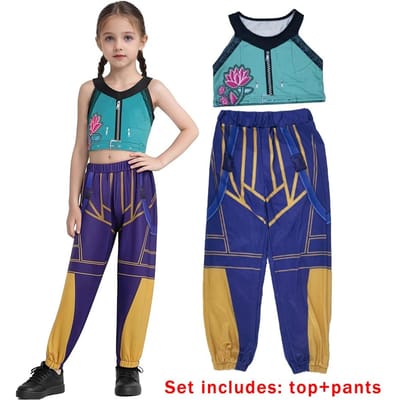 Krijger Kostuum Anime Film Zoey Cosplay Kostuums Meisje K-Pop Idool Groep Halloween Carnaval Podium Optreden Kleding Outfits 120