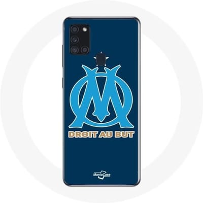 Coque - Maniacase - Galaxy A21S - Olympique de Marseille - Souple - Protection Synthétique blauw