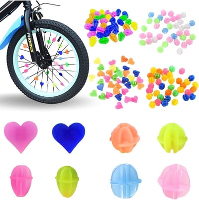 Fietsspaak Decoratie - Spaak Versiering - Kinderfiets Personaliseren - 144 Stuks Kleurrijk - 18 x 15 x 4 cm