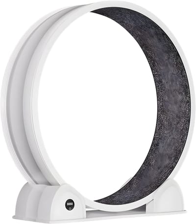 Kattenwiel 110 cm - Stil Loopwiel met Stappenteller - Voor Gewichtsverlies & Gezondheid - Wit