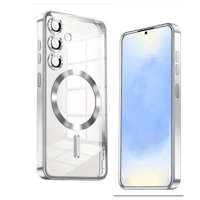 Hoesje Geschikt voor Samsung A56 / A36 Hoesje Zliver - Geschikt voor MagSafeTelefoonhoesje - soft siliconen Backcover