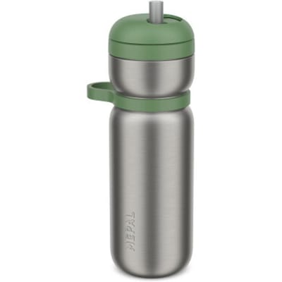 Mepal Isoleerfles twist Sport - 600 ml - Twist en drink - Lekdicht en geïsoleerd: 6u warm. 10u koud - Vaatwasmachinebestendig - Drinkflessen - Moss green