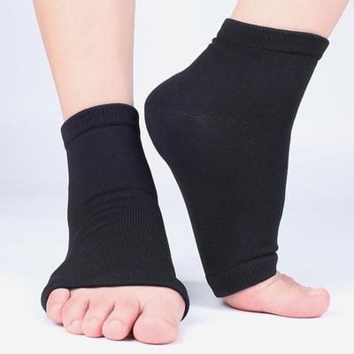 Manchons de soutien de voûte plantaire 1/2 pouce 1 pour soulagement de la fasciite plantaire, épérons du talon, chaussettes de soins du pied pour pieds plats, fatigue