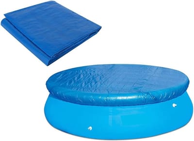 Ronde 2-in-1 zwembadafdekking van PE zeildoek met touw - Waterdicht en stofdicht - Diameter 183 cm voor optimale bescherming van zwembaden, UV-bestendig en duurzaam