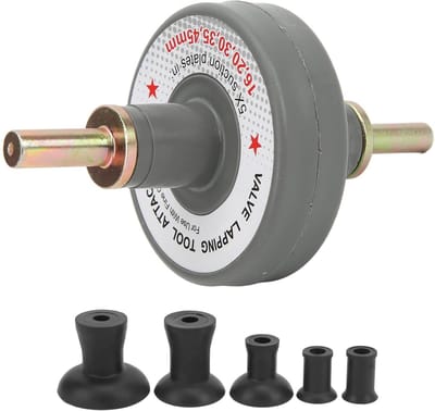 aladdien - Valve Lapping Tool Kit - Kleppen lappen - 5 Zuigplaten - 1000 tpm tot 1250 tpm - Geschikt voor auto en motor - Motorreparatie