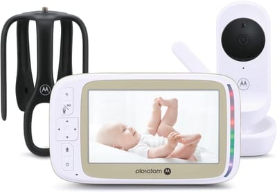Babyfoon met Camera - Baby Monitor Wifi - Baby in de gaten houden - 5-inch HD Scherm