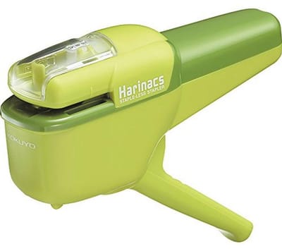 Nietmachine zonder klemmen voor 10 vellen - Groene kleur