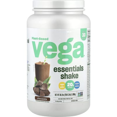 Plantaardige Essentials Shake, Chocolade, 1,08 kg (2 pond 6,2 ons)