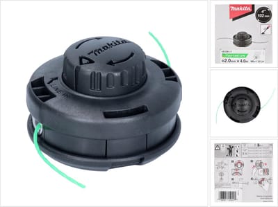 Makita 2-draads kop Tap&Go 2,0 mm ( 191D91-7 ) voor 18 V accu grastrimmer DUR 187 en DUR 188