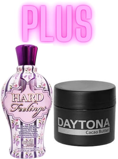 Devoted Creations Hard Feelings 360 ml PLUS Daytona Cacao Butter 100 ml met anti aging effect