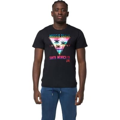 T-shirt Korte Mouw Leone 1947 Man Beach