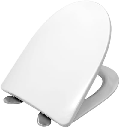 LAVITA® WC-Bril VITO - Wit - Softclose Antibacterieel - Toiletbril met deksel - Toiletzitting - Duroplast - voor badkamers, toiletten