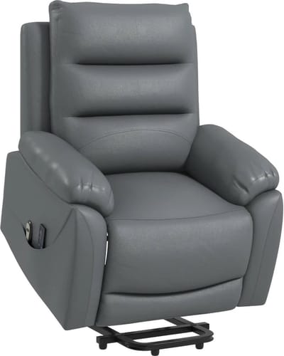 Massagestoel - Relaxfauteuil - Zetel - 1 persoons - Met armleuning - Zeer comfortabel - Elektrisch - Grijs