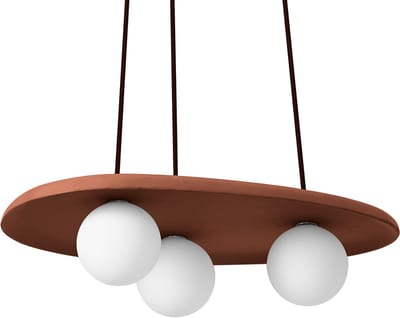 OSRAM Decor Clay Nest hanglamp, 3xG9, niet dimbaar, IP20, klei, bruin