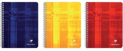 Schrift clairefontaine a4 lijn 100pag 90gr ass | 10 stuks