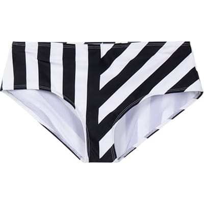 French Connection Block Stripe High Rise Briefs Black Taglia: XS | Bikini Outlet | Donna | Nero