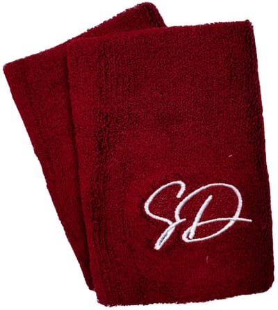 Sparkle & Dream - Polsbandjes/Zweetbandjes Bordeaux - Set van 2 stuks - voor turnen en gymnastiek