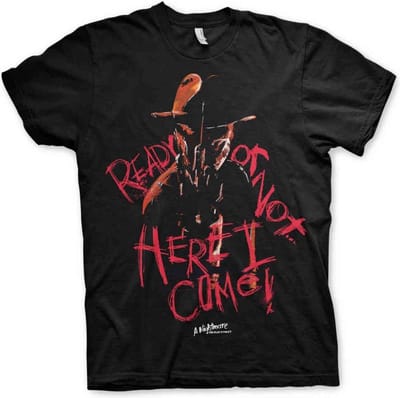A NIGHTMARE ON ELM STREET - T-Shirt Here I Come (L)