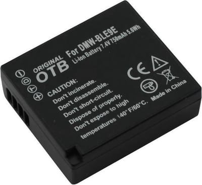 Huismerk Camera-accu DMW-BLE9 voor Panasonic