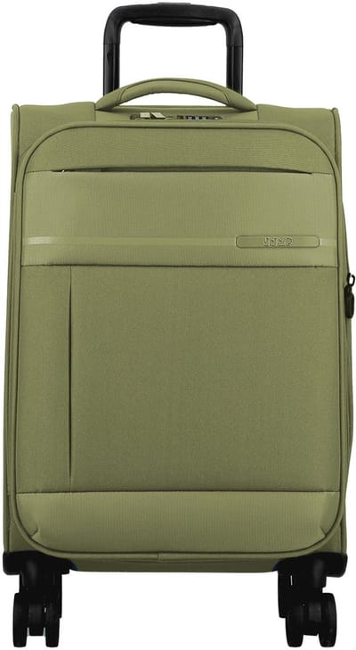 Jump Monthélys 4 wielen Cabinewagen 55 cm met uitbreidingsplooi - Zachte bagage - Combinatieslot - light green